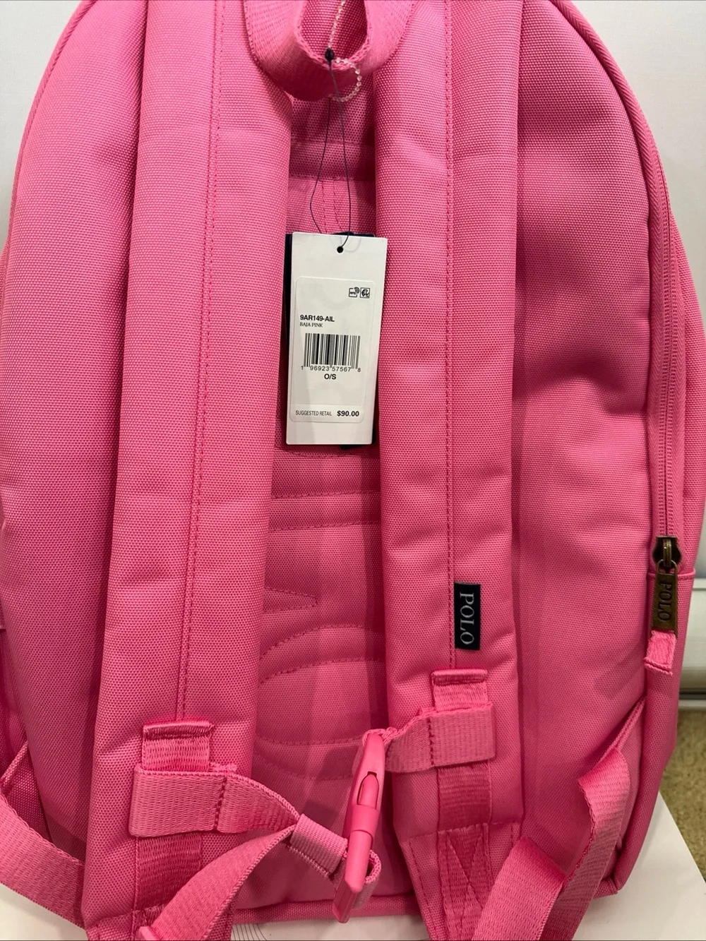 Polo by Ralph Lauren Pink Polo Bear Kids Backpack